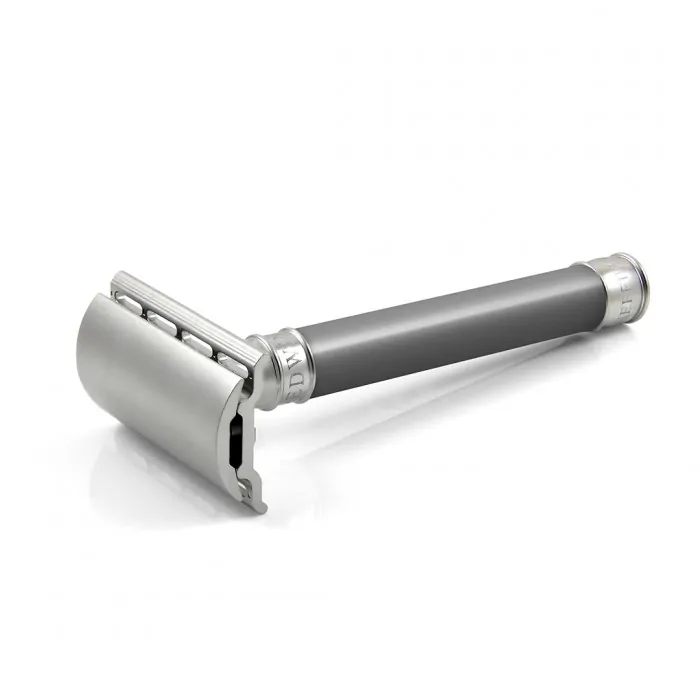 Edwin Jagger 3ONE6 Stainless Steel Grey DE Safety Razor DESS5BL